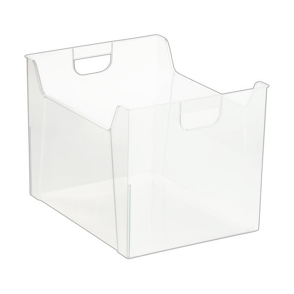 【送料無料】(まとめ) ナカバヤシ ファイルボックス A4クリア FB-E05-CR 1個 【×30セット】(3)