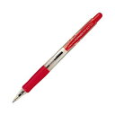 （まとめ）コクヨ 再生樹脂ボールペン（パワーフィット）0.7mm 赤 PR-100R 1セット（10本）
