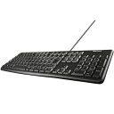 バッファロー(サプライ) USB接続 有線スタンダードキーボード ブラック BSKBU100BK(2)