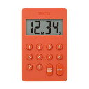 (まとめ)タニタ デジタルタイマー100分計オレンジ TD-415-OR 1個【×10セット】