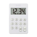 (まとめ)タニタ デジタルタイマー100分計ホワイト TD-415-WH 1個【×10セット】