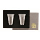 【送料無料】チタン 冷酒カップ 【65ml 2P】 軽量 チタン製 日本製 Made in TSUBAME 認定品 〔プレゼント 贈り物 ギフト〕