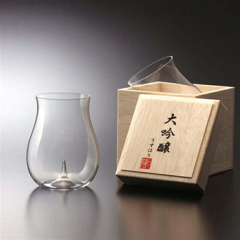 【受注停止中（予約不可）入荷未定】うすはり 大吟醸 木箱入 ワイングラス グラス Glass Wine