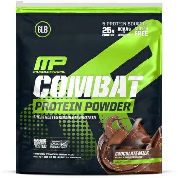 【送料無料】マッスルファーム コンバット プロテイン パウダー チョコレート味 2722g 2.7? 大容量 Protein Combat powder 6lb