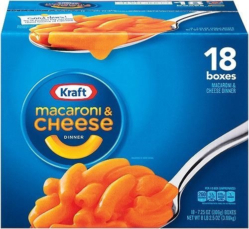 【18箱入】KRAFT クラフト マカロニ＆チーズ 206g×18P マカロニチーズ チーズソース付 ...