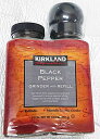 KIRKLAND (カークランド) ブラックペッパー ミル付き1本 替え1本 1249967 KS BLACK PEPPER 胡椒 黒こしょう 調味料 2本 コストコ
