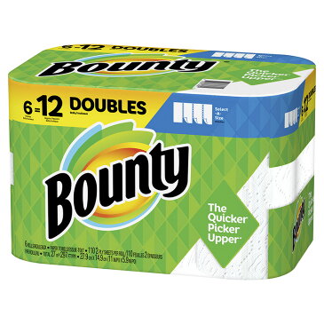 Bounty Paper Towels 3Rolls バウンティ ペーパータオル 6ロール(279×149mm2枚重ね105シート×6ロール) ペーパータオル キチぺ コストコ