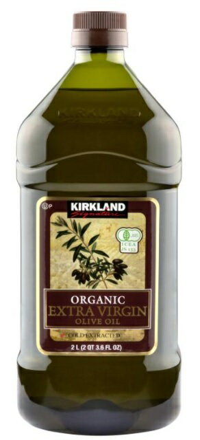 【1832g】KS オーガニック エクストラ バージン オリーブオイル カークランドシグネチャー Kirkland Signature Organic Extra Virgin Olive Oil 大容量 お得 油 有機