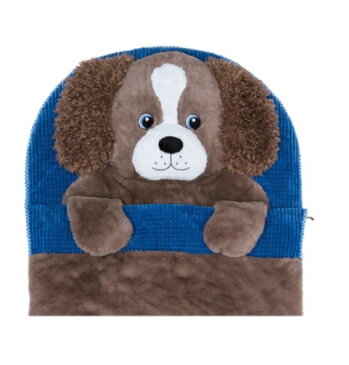 【残りわずか】Hugfun ぬいぐるみ寝袋 PLUSH SLEEPING BAG 犬 約168×71cm ふわふわ コストコ 寝袋 子供用 キャンプ イヌ