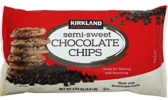 カークランドシグネチャー チョコレートチップ 2.04kg パン作り お菓子作り チョコチップ 大容量 Kirkland Signature Chocolate Chips ☆ パーティー ホムパ 宴会 大容量 シェアパック シェア