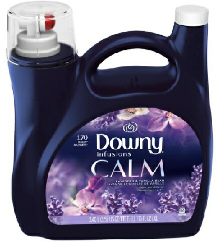 ダウニー カーム ラベンダー& バニラ 柔軟剤 3.4L Downy Calm Lavender & Vanilla 柔軟剤 洋服の伸び 色褪せ 毛玉のサムネイル