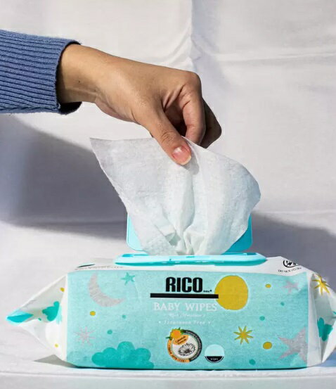 【720枚入】RICO赤ちゃん用おしりふき(80times;9個)大判厚手・無香料RICOBABYWIPES赤ちゃんふた付Babywipe出産祝い衛生用品ウェットティッシュ介護大容量コストコ
