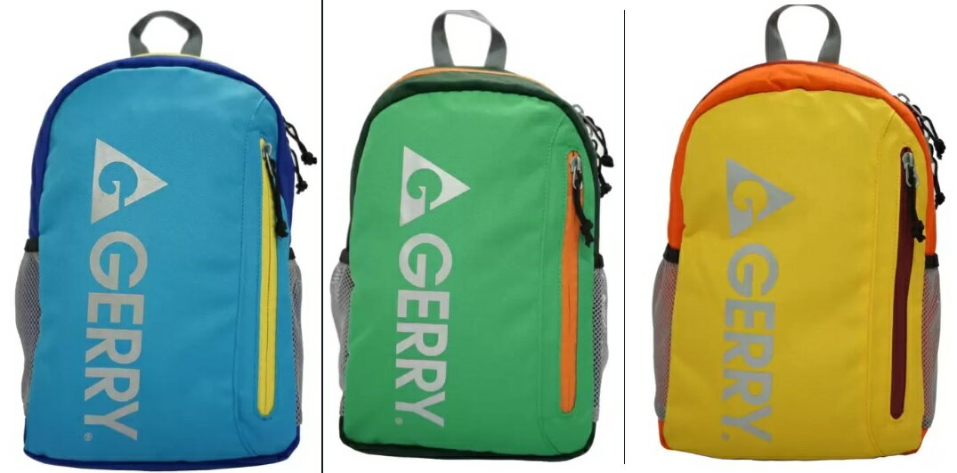 【在庫限り】GERRY キッズ バック パック ブルー 7L　リュック ジェリー Kids’ Backpack 背面 エアメッシュ ドリンクホルダー ポケット チェストベルト アウトドア 反射材 安心 遠足 ピクニック キャンプ お出かけ 幼稚園 保育所 荷物入れ 子ども こども プレゼント 誕生