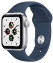 【新品】Apple Watch SE GPSモデル 40mm アビスブルー アップルウォッチ シルバー アルミニウムケース MKNY3J/A 【46693】多性能 フィットネスパートナー ワークアウト Apple Watch SE アクティビティリング ランニング ウォーキング ムーブ エクササイズ インターバルトレ