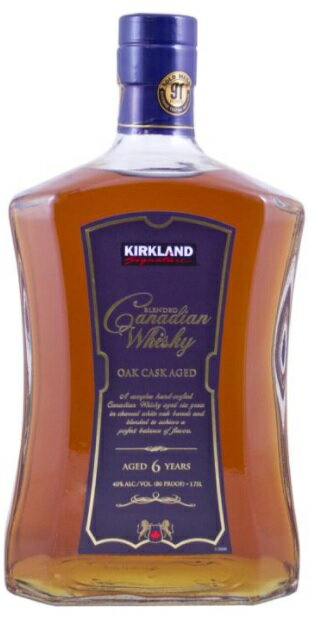 カークランド シグネチャー カナディアン ウイスキー 1750 ml Kirkland Signature Canadian Whisky カナダ 大容量 1.75L