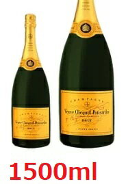 【マグナムボトル】 ヴーヴクリコ ポンサルダン イエローラベル 1.5L マグナムボトル 1500ml VEUVE CLICQUOT PONSARDIN シャンパン 白 白ワイン 発泡 シャンパーニュ ブーブ