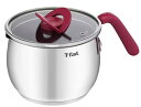 ティファール マルチポット 2.5L ルージュ コンパクト T-FAL Multi Pot Rouge IH(電磁調理器) ガス火 ふた付き 焼く 煮る 茹でる 揚げる ステンレス製 耐久性