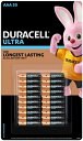 デュラセル　ウルトラ単4電池　20本 長持ち 水銀不使用 DURACELL Alkaline Battery AA 16Pack リモコン 懐中電灯 おもちゃ 時計 備蓄 備え 災害 防災