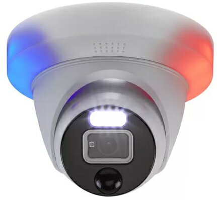 Swann 4K DVRドーム型 カメラ SOPRO-4DER-JP 有線接続 解像度 点滅ライト暗視 熱感知 検知 警告ライト 耐候性 Dome Camera