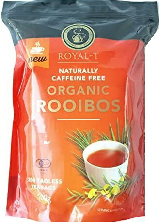 ロイヤルティー オーガニック ルイボスティー 2.5gx20個x10袋 ノンカフェイン 有機 ルイボス茶 ORGANIC ROOIBOS TEA