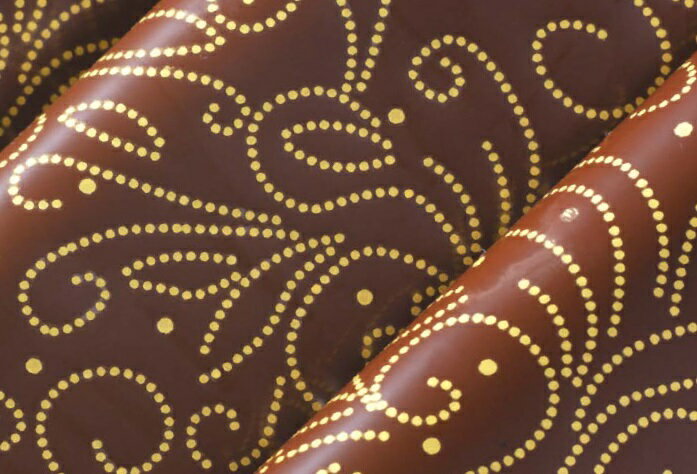 転写シート Feuilles Transferts デコレーション コーティング　チョコ　 スイーツ パティシエ ケーキ作り 冷蔵 クール便 サイズ 40X25cm ペルル FG3327 25枚入