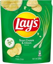 Lay’s サワークリーム＆オニオン味 530g Sour Cream & Onion 大袋 フリトレー ジップ 便利 お菓子 ポテト チップス 高品質 良質な植物油