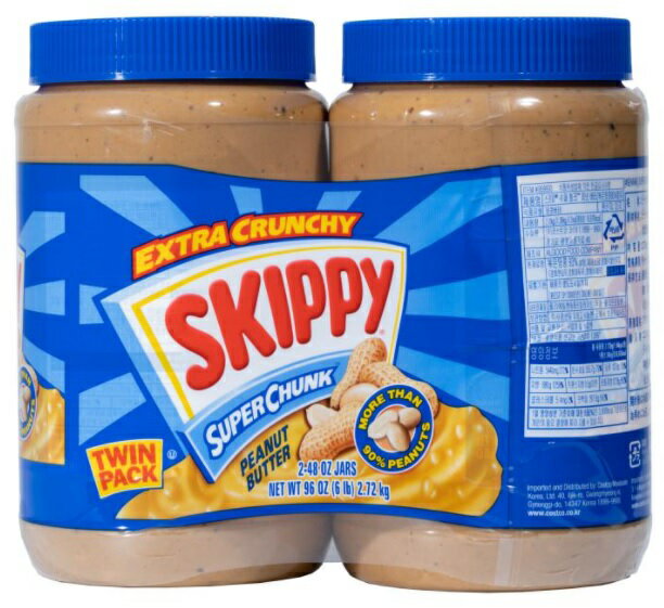 スキッピー ピーナッツバターチャンク 1.36kg x 2個 SKIPPY Peanut Butter Chunk スプレッド トースト ディップ 大容量