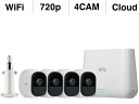 Arlo Pro - 720p ワイヤレス バッテリー カメラ 4セット Model VMS4430-100JPS スマート セキュリティ システム 防犯 カメラ