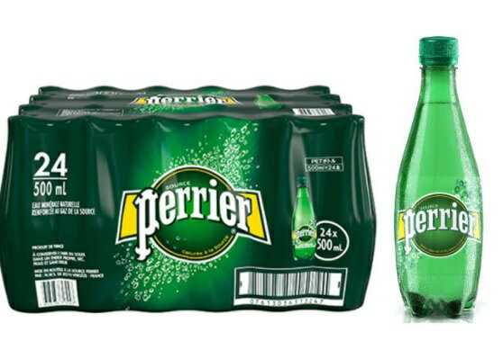 ペリエ 500ml x 24 本 Perrier ダイエット 炭酸 炭酸割 飲みやすい 保存 ぺりえ たんさん ホテル ラウンジ