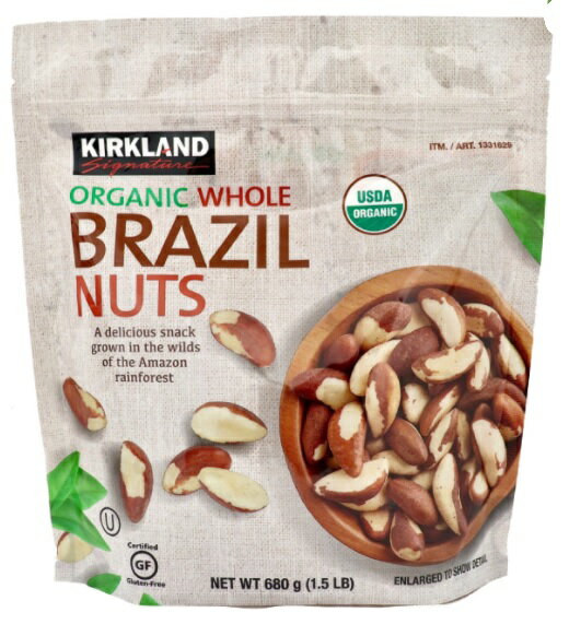 カークランドシグネチャー 有機ブラジルナッツ 680g Organic Nuts ナッツ オーガニッ ...