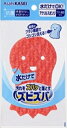 ズビズバ 水だけでOK!アクリルスポンジ ブラシ機能付き 【 たわし・ふきん 】 1点