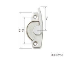 ハイロジック HHJ-0766R 断熱二重窓用クレセント YS YK-9 [Tools & Hardware] 00094659-001【00094659-001】[4960983946596]