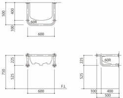 バリアフリー手摺 洗面・手洗器用（樹脂被覆）標準取付タイプ（B・D・G）木目調 SK-256S-RJ 03044644-001【03044644-001】[4950536446444]