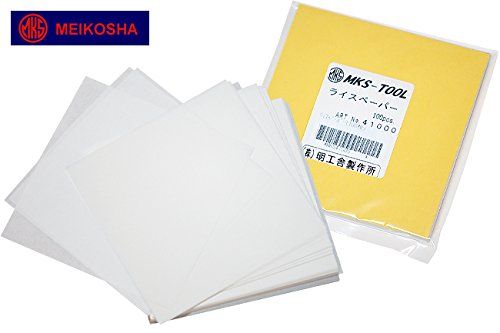 明工舎(MKS41000)　ライスペーパー　100枚入り 明工舎(MKS41000)　ライスペーパー　100枚x100パック【MKS41000】
