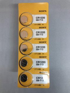 ムラタ電池【旧国内純正ソニー電池】 CR1220 リチウムBT ムラタ電池【旧国内純正ソニー電池】 CR1220 リチウムBT