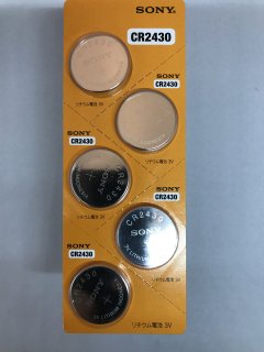 ムラタ電池【旧国内純正ソニー電池】 CR2430 リチウムBT ムラタ電池【旧国内純正ソニー電池】 CR2430 リチウムBT