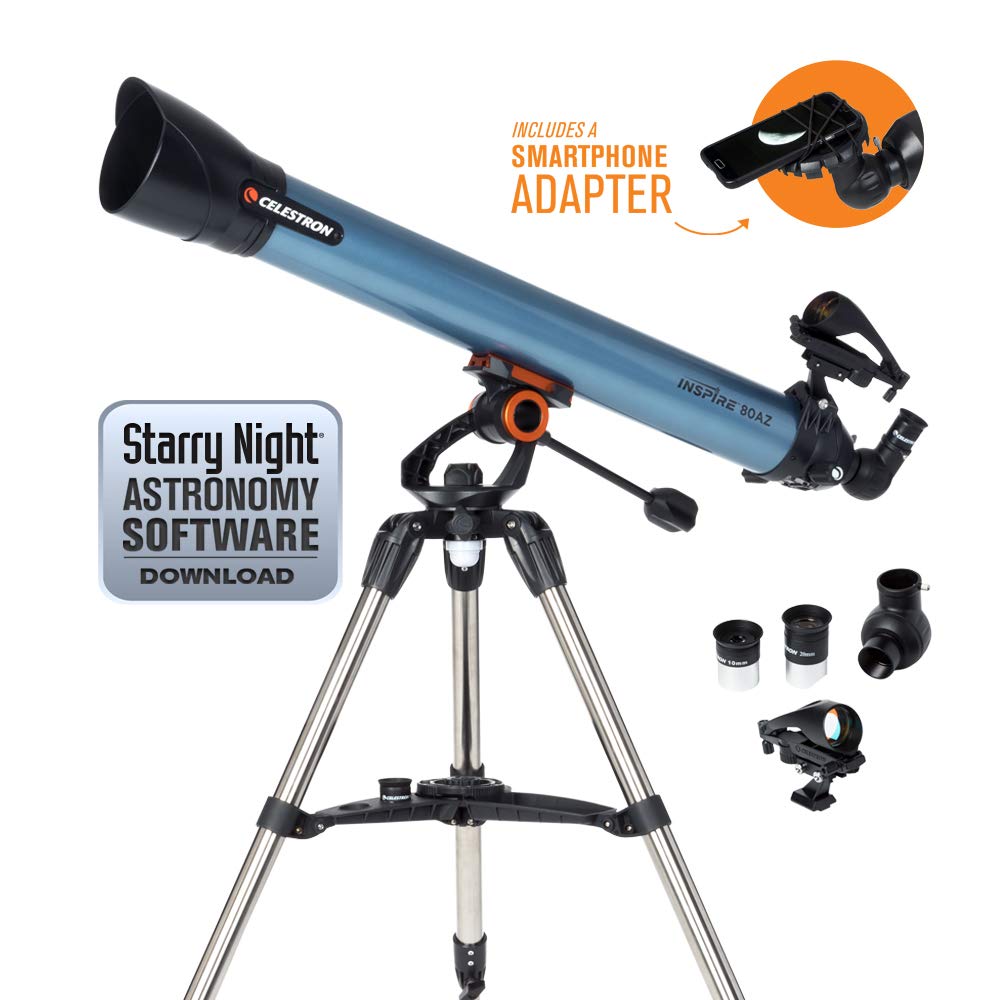 Celestron インスパイア 80AZ 22402 屈折式望遠鏡　INSPIRE 倍率45×90x 口径80MM