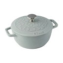 ストウブ Wa-NABE フレンチオーブン リリー 16cm カンバーニュ Staub 鍋 使いやすい 料理 おいしく 仕上げ エレガント フランス キッチン用...