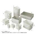 パール金属 LAUNDRY BIN L イレギュラーストライプ グレー N-7684