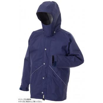 背中の反射プリントで、夜間の安全を確保します。二重構造の袖口とタブ絞りにより、雨の侵入をシャットアウトします。ストレッチ性のあるコードに加え、ストッパーでフィット感と防水性を高めています。動きやすさを追求した立体裁断で腕の上下運動が楽にでき、衣類の引きつり感がありません。サイズEL個装サイズ：39×28×3cm重量個装重量：470g素材・材質表面層:ナイロンリップストップタフタ中間層:高耐久ポリカーボネートウレタン樹脂裏面層:ナイロントリコット仕様耐水圧:10000mmクラス透湿性:10000g/m2/24hrクラス(A-1法)生産国中国fk094igrjs