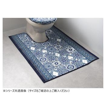 パレスタイル トイレマット(抗菌防臭 吸水速乾) 日本製 65×130cm ブルー