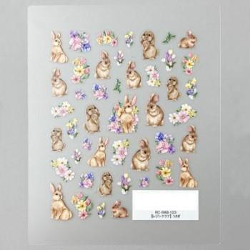色とりどりのお花に囲まれたウサギがいっぱいのシールです。森で遊ぶウサギたちと色とりどりの花々のメルヘンな世界観です。レジンに埋め込むと透明感あるデザインが出来上がります。このシールは極薄の素材を使用しています。レジンの中に入れたり、外側にはったりすることが出来ます。※レジンの外側にはる場合はコーティングをしてください。※粘着力が強いためシールがはがれにくい素材になっています。ピンセットをご使用ください。サイズ88×110mm個装サイズ：9×15×1cm重量個装重量：6g素材・材質PE生産国日本fk094igrjs
