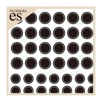 TSUMEKIRA(ツメキラ) ネイルシール es ドットミニ 黒 ES-DOT-007