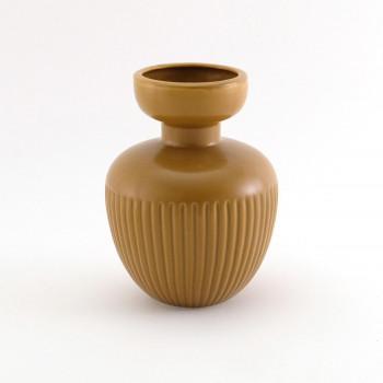志成販売 磁器のフラワーベース(L) カーキ 108139KH