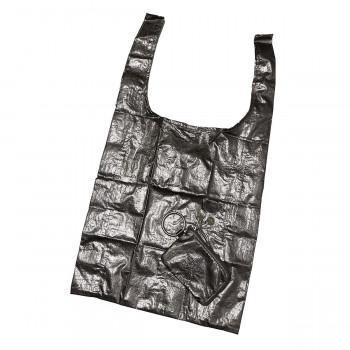 Shopping Bags, Ecology Bags - Pisoraro(ピソラロ) メタリックナイロンエコバッグ(大) ガンメタ PR120