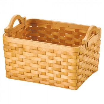 使いやすいバスケットです。サイズW35×D28×H18.5(23)cm個装サイズ：28.0×35.0×18.5cm重量個装重量：50g素材・材質ウッドチップ、合板生産国中国fk094igrjs