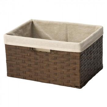 収納に便利なバスケットです。サイズW36×D26×H20cm個装サイズ：26.0×36.0×10.0cm重量個装重量：50g素材・材質ペーパー生産国中国fk094igrjs