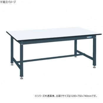 サカエ 中量作業台KTタイプ 抗菌加工 ダークグレー 特殊アクリル 1200×750×740mm KT-493CHCD【メーカー直送：代金引換不可：同梱不可】【北海道・沖縄・離島は配達不可】