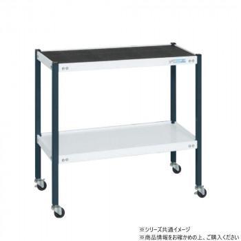 四方の立ち上がりで小物部品の落下を防ぎます。※配達希望日の明記は可能ですが、確約ではございません。※この商品は3個口での出荷になります。(目安個装サイズ:395×760×70mm:4.25kg/355×575×50mm:4.3kg/320×550×10mm:0.35kg)※お届けは車上渡しとなります。※搬入場所の状況等によって搬入制限や追加料金が生じる場合があります。※法人への配送の場合は、必ず法人名をご記載ください。サイズ個装サイズ：40×76×7cm重量個装重量：4250g仕様外寸:W550×D350×H740mmカラー:棚板:ホワイト/支柱:ダークグレー均等耐荷重:75kg質量:7kgキャスター:50Φゴム車2段タイプマット付組立式生産国日本fk094igrjs