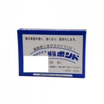 繊維壁と一緒に混ぜて塗るだけで、壁の表面が硬く強くなり、ボロボロ落ちることなく長持ちします。繊維壁専用補強接着剤。※パッケージが変わる場合があります。サイズ100×70×厚14mm個装サイズ：7×10×1cm重量25g(一坪用)個装重量：25g仕様施工面積(目安):1坪分生産国日本fk094igrjs